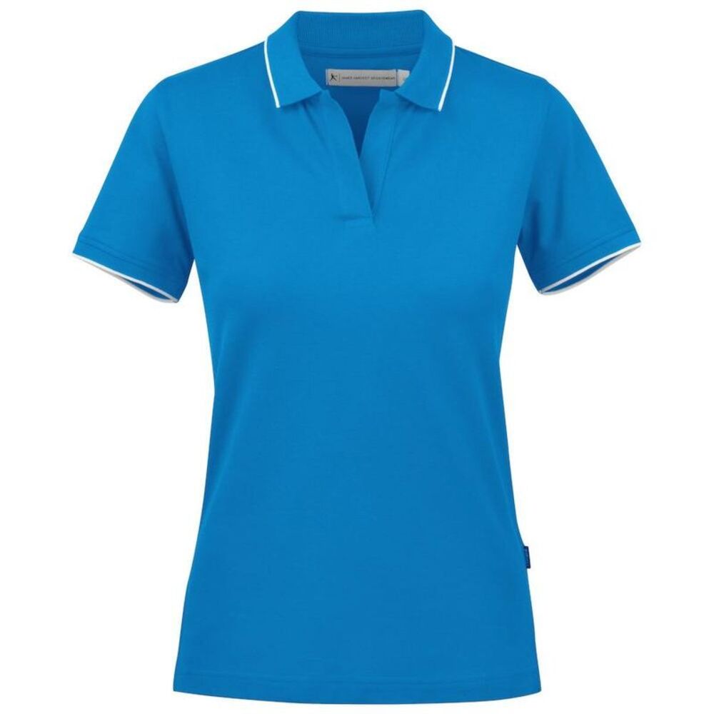 James Harvest Womens/Ladies Greenville Polo Shirt / Bright Blue